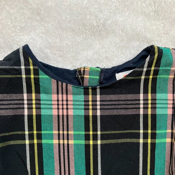 Joe Fresh 12-18M Plaid Pleated Dress 100% Cotton EUC Baby Girl - Picture 2 of 15